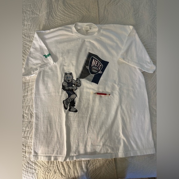 Vintage 00s New Jersey Nets “SLY’S FOX PATROL” tshirt - Picture 8 of 9